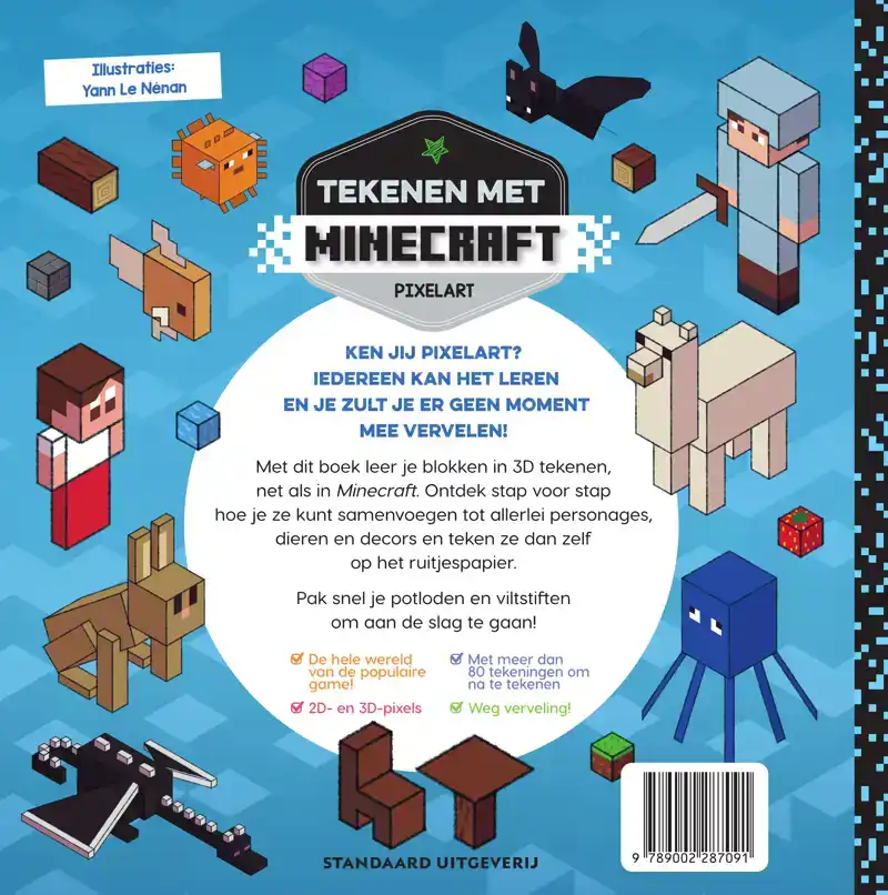 TEKENEN MET MINECRAFT PIXELART