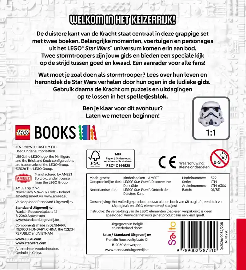 LEGOR STAR WARS ONTDEK DE DUISTERE KANT