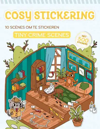 COSY STICKERING: TINY CRIME SCENES