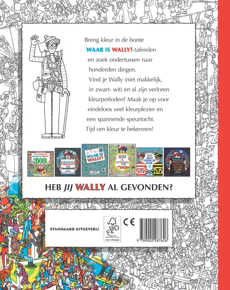 WAAR IS WALLY? HET OFFICIELE KLEURBOEK