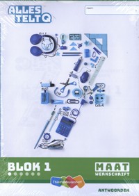 ALLES TELT Q ANTWOORDSCHRIFT MAAT BLOK 1 T/M 6 GROEP 7