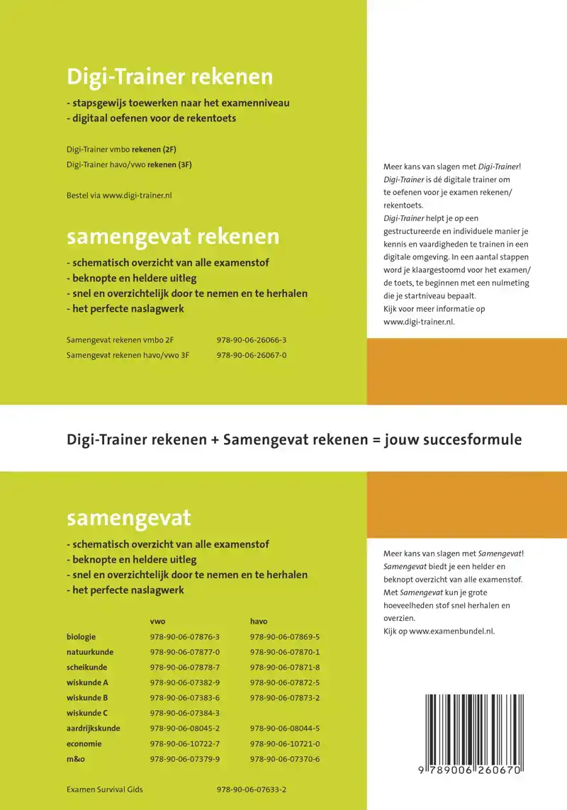 SAMENGEVAT HAVO/VWO REKENEN 3F