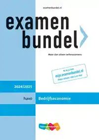 EXAMENBUNDEL ONLINE + BOEK HAVO BEDRIJFSECONOMIE 2024/2025