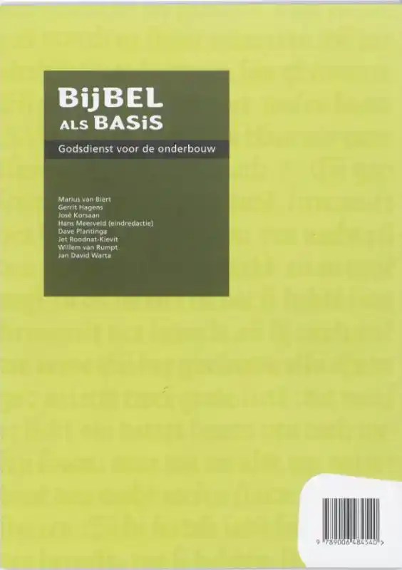 BIJBEL ALS BASIS