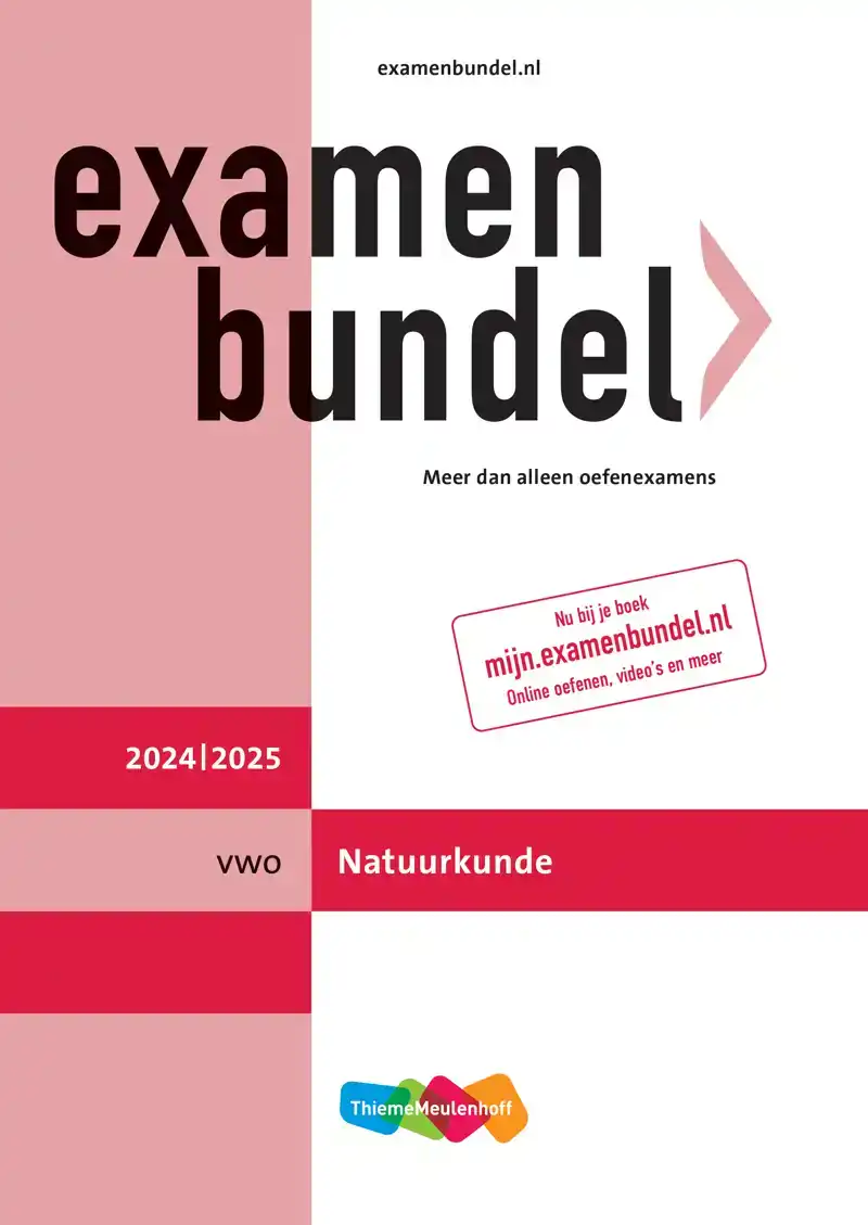 EXAMENBUNDEL ONLINE + BOEK VWO NATUURKUNDE 2024/2025