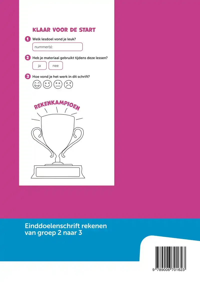 EINDDOELENSCHRIFT REKENEN GROEP 2 (SET A 5 EX)