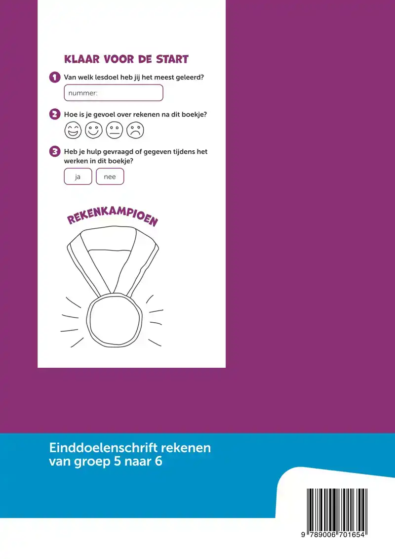 EINDDOELENSCHRIFT REKENEN GROEP 5 - KLAAR VOOR DE START (VAN