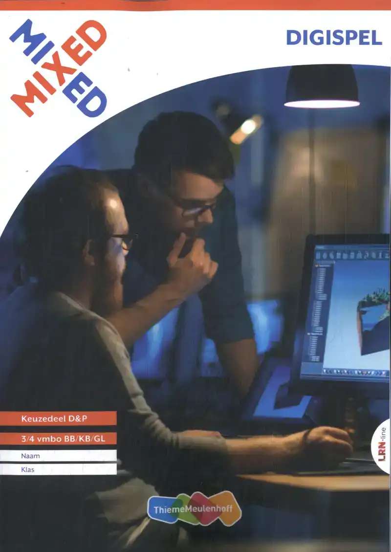 MIXED LRN-LINE ONLINE + BOEK DIGISPEL 3/4 VMBO