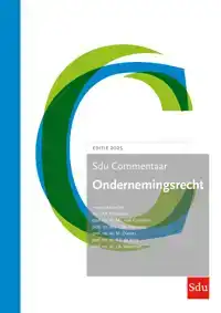 SDU COMMENTAAR ONDERNEMINGSRECHT | EDITIE 2025