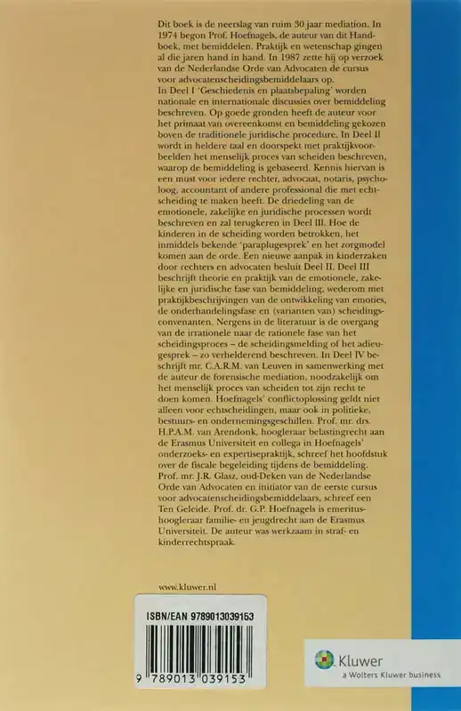 HANDBOEK SCHEIDINGSBEMIDDELING