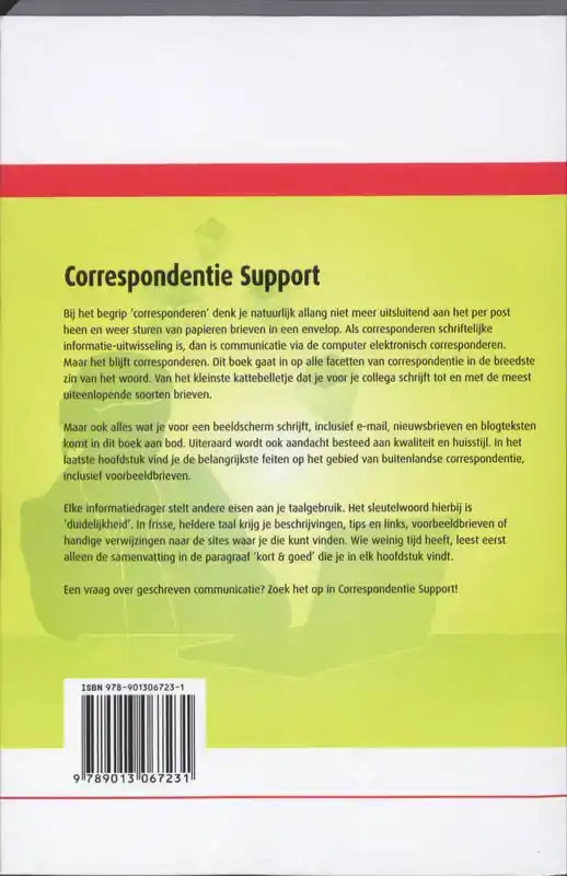 CORRESPONDENTIE SUPPORT