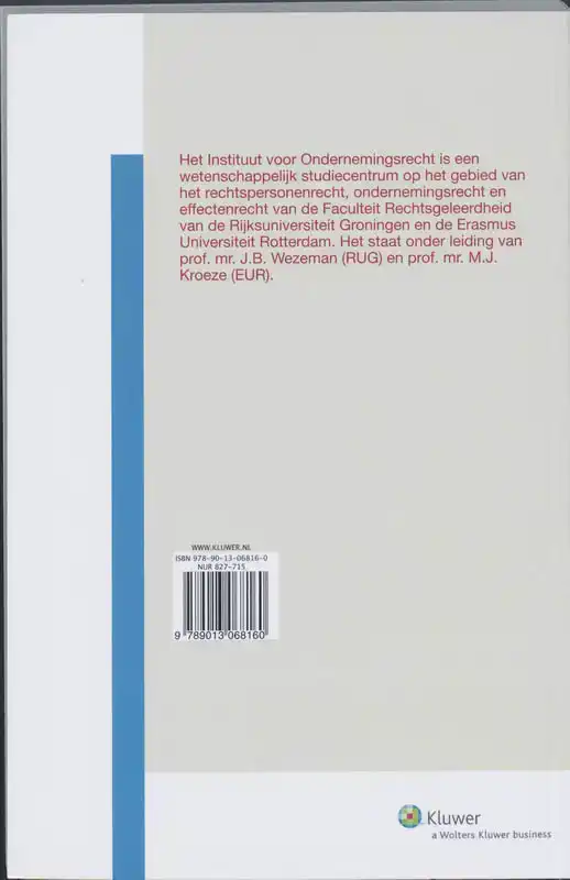 BESTUUR EN TOEZICHT
