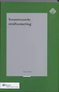 VERANTWOORDE STRAFTOEMETING