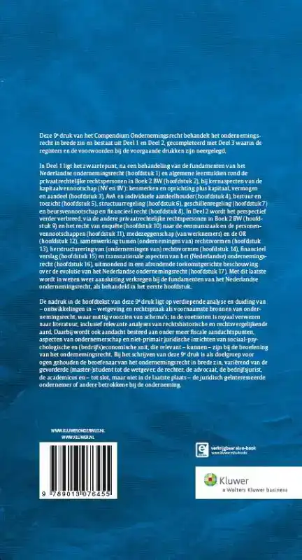 COMPENDIUM VAN HET ONDERNEMINGSRECHT