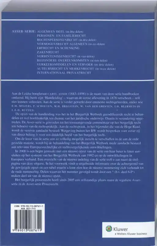 ASSER NV EN BV, PERSONENVENOOTSCHAPPEN STUDENTENEDITIE