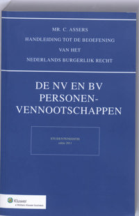 ASSER NV EN BV, PERSONENVENOOTSCHAPPEN STUDENTENEDITIE