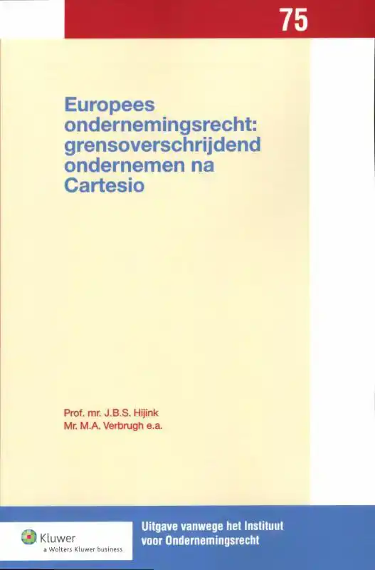 EUROPEES ONDERNEMINGSRECHT: GRENSOVERSCHRIJDEND ONDERNEMEN N