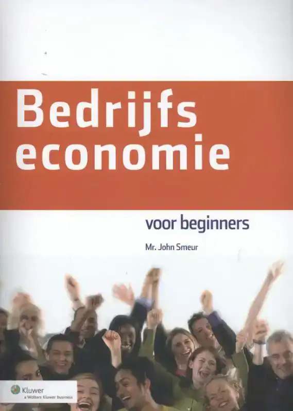 BEDRIJFSECONOMIE VOOR BEGINNERS