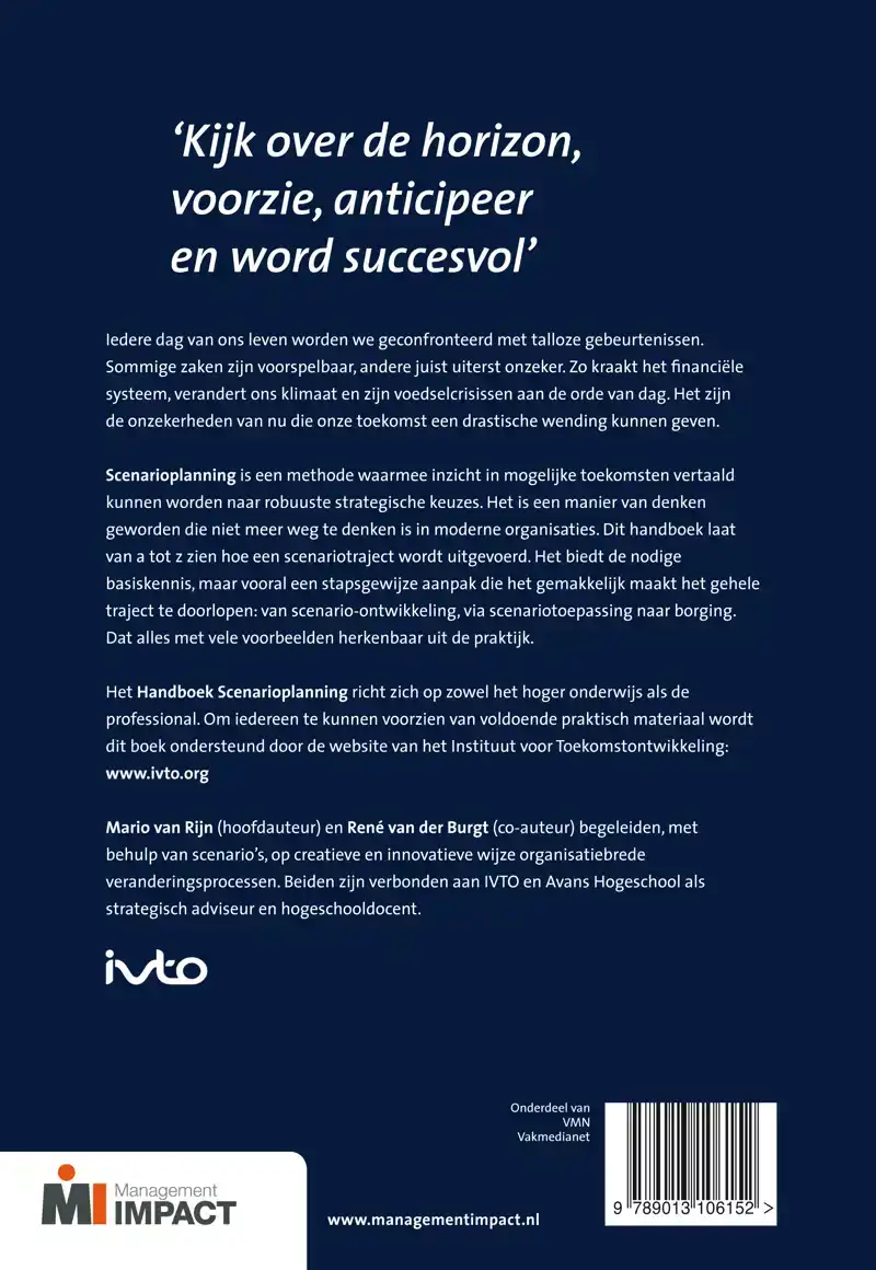HANDBOEK SCENARIOPLANNING