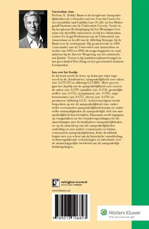 ONRECHTMATIGE DAAD: AANSPRAKELIJKHEID VOOR ZAKEN