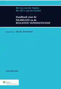 HANDBOEK VOOR DE NAAMLOZE EN DE BESLOTEN VENNOOTSCHAP