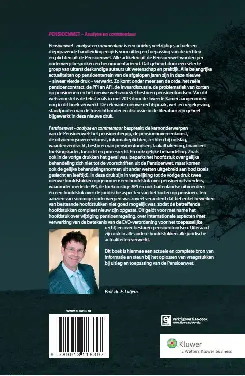 PENSIOENWET ANALYSE & COMMENTAAR