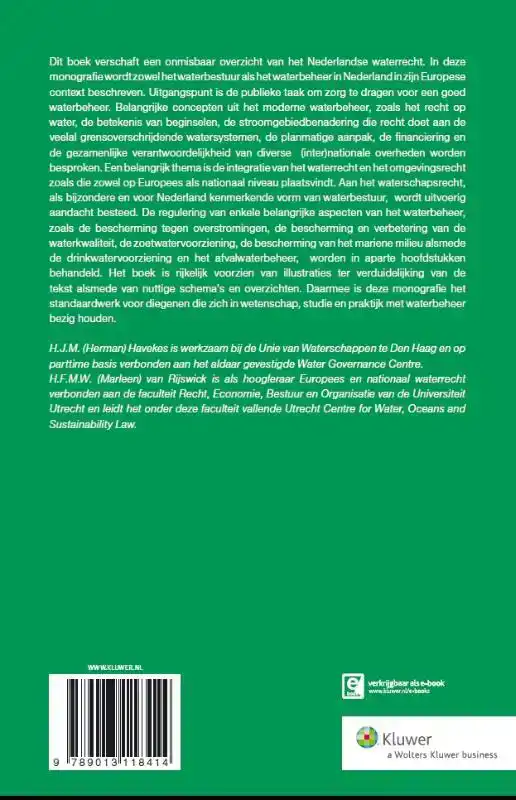 NEDERLANDS WATERRECHT IN EUROPESE CONTEXT NEDERLAND