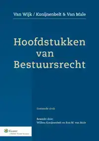 HOOFDSTUKKEN VAN BESTUURSRECHT