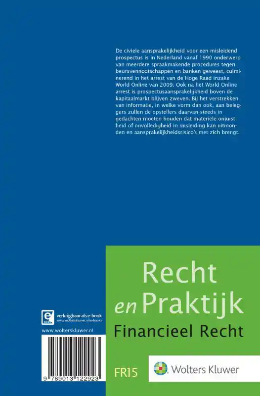 PROSPECTUSAANSPRAKELIJKHEID