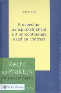 PROSPECTUSAANSPRAKELIJKHEID