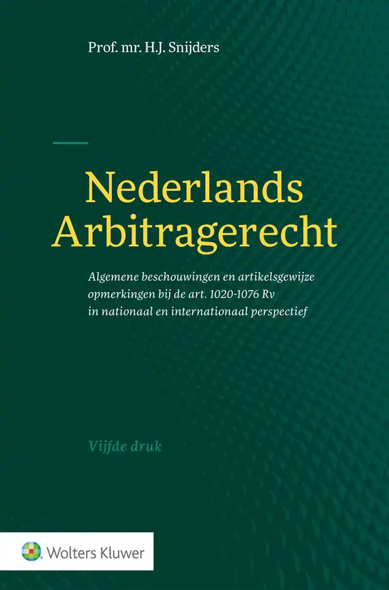 NEDERLANDS ARBITRAGERECHT