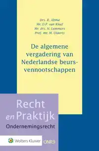 DE ALGEMENE VERGADERING VAN NEDERLANDSE BEURSVENNOOTSCHAPPEN