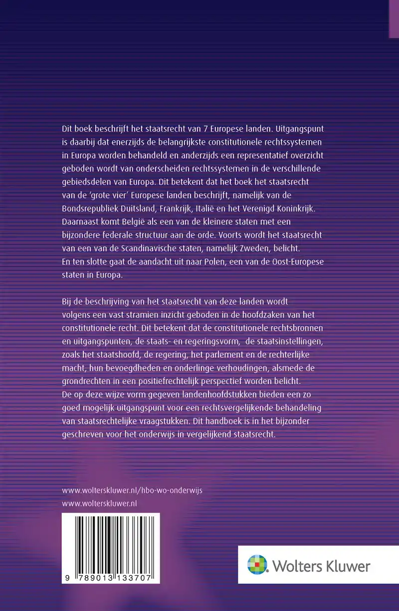 HET STAATSRECHT VAN 7 EUROPESE LANDEN