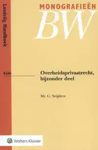 OVERHEIDSPRIVAATRECHT, BIJZONDER DEEL