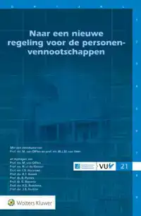 NAAR EEN NIEUWE REGELING VOOR DE PERSONENVENNOOTSCHAPPEN