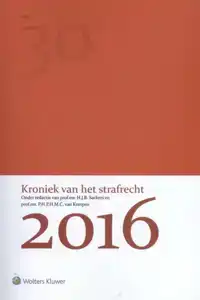 KRONIEK VAN HET STRAFRECHT