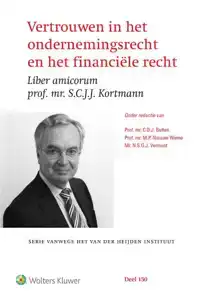 VERTROUWEN IN HET ONDERNEMINGSRECHT EN HET FINANCIELE RECHT