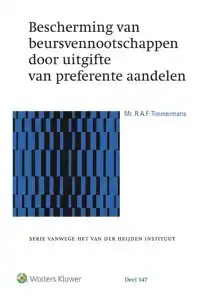 BESCHERMING VAN BEURSVENNOOTSCHAPPEN DOOR UITGIFTE VAN PREFE