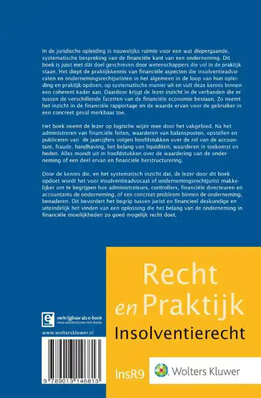 FINANCIELE ECONOMIE VOOR INSOLVENTIEADVOCATEN