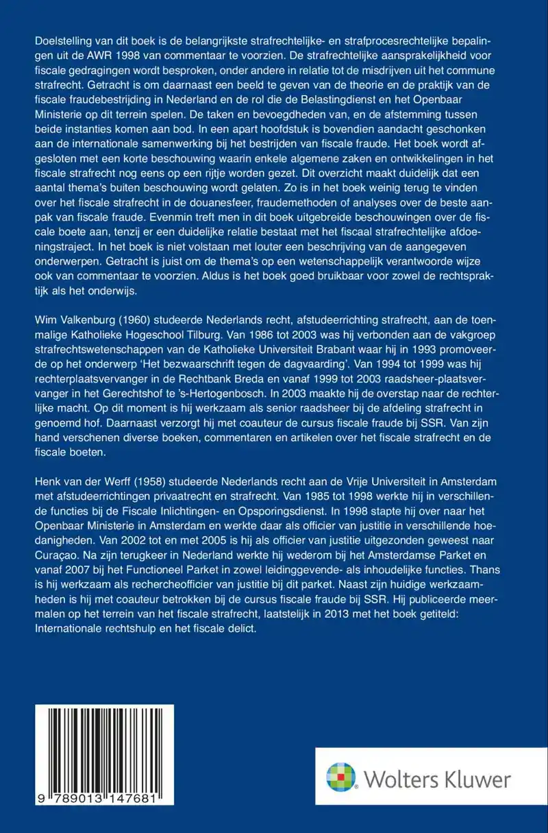 FISCAAL STRAF- EN STRAFPROCESRECHT