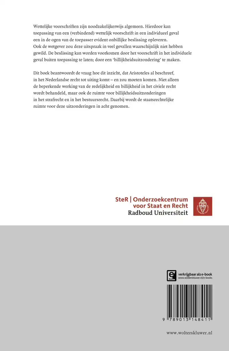 BILLIJKHEIDSUITZONDERINGEN