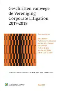 GESCHRIFTEN VANWEGE DE VERENIGING CORPORATE LITIGATION 2017-