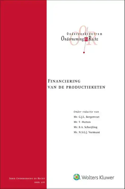 FINANCIERING VAN DE PRODUCTIEKETEN