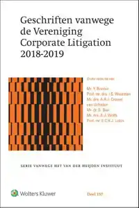 GESCHRIFTEN VANWEGE DE VERENIGING CORPORATE LITIGATION 2018-