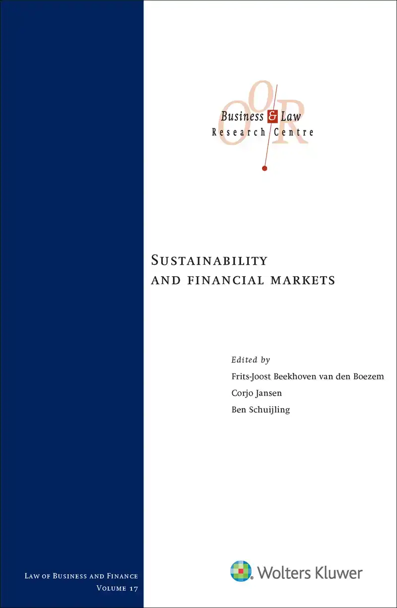 SUSTAINABILITY AND FINANCIAL MARKETS