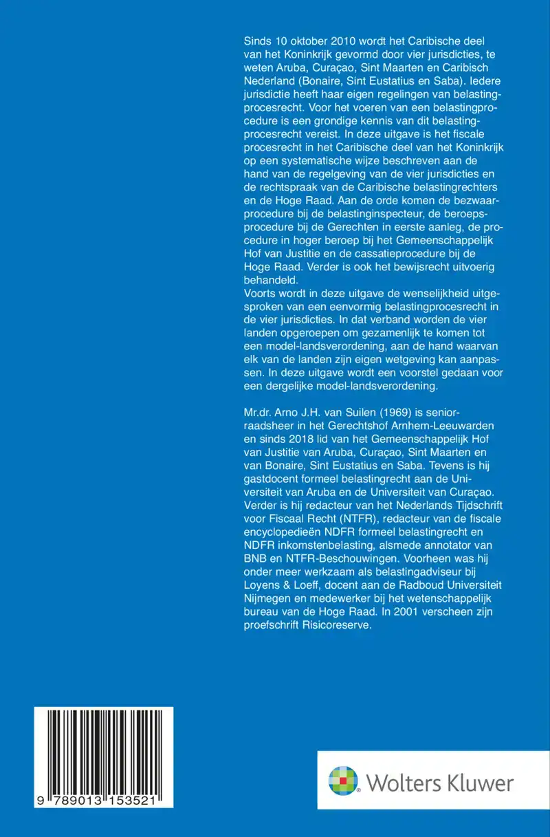 FISCAAL PROCESRECHT IN HET CARIBISCH DEEL VAN HET KONINKRIJK