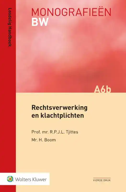 RECHTSVERWERKING EN KLACHTPLICHTEN
