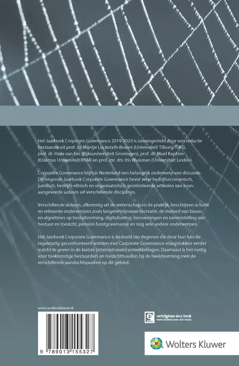 JAARBOEK CORPORATE GOVERNANCE 2019-2020