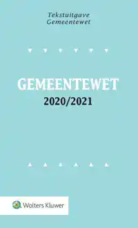 TEKSTUITGAVE GEMEENTEWET 2020/2021