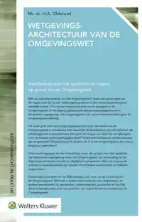 WETGEVINGSARCHITECTUUR VAN DE OMGEVINGSWET